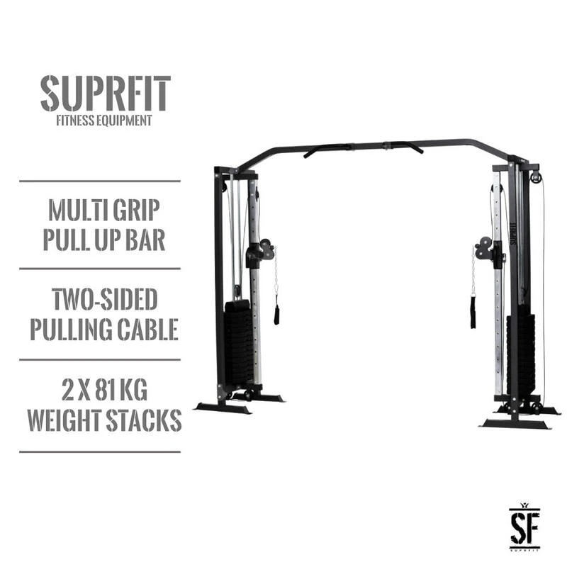 Supfit Hallador Cable Pull Tower Negro 3 Supfit Hallador Cable Pull Tower Negro - Imagen 3