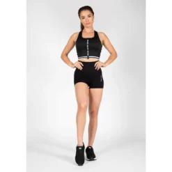 Top Deportivo De Tirantes Con Cremallera Mujer GORILLA WEAR Mesa Zip Negro -Equipo De Fitness top deportivo de tirantes con cremallera mujer gorilla wear mesa zip negro 2