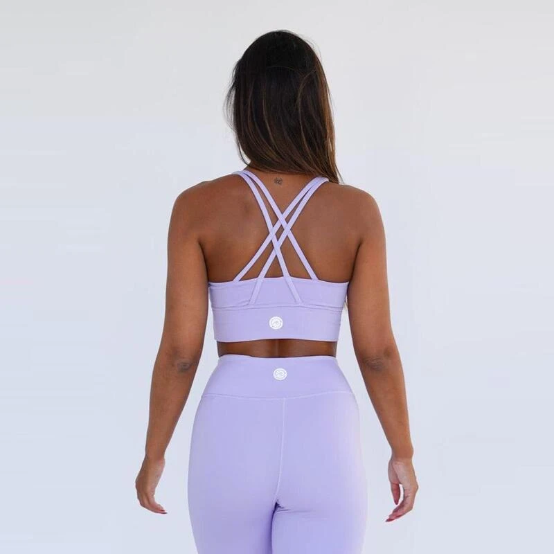 Top Deportivo Fitness Sostenible Poliéster Mujer Fitplanet Seahorse Lila 4 Top Deportivo Fitness Sostenible Poliéster Mujer Fitplanet Seahorse Lila - Imagen 4