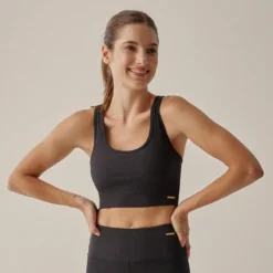 Top Deportivo Jari Sujecion Media De Mujer Black Limba -Equipo De Fitness top deportivo jari sujecion media de mujer black limba 5