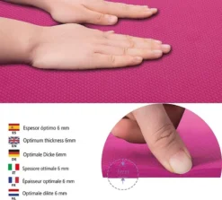 Yoga Mat / Esterilla De Yoga Suave Confort 183 CM / Rosa 8 Yoga Mat / Esterilla De Yoga Suave Confort 183 CM / Rosa -Equipo De Fitness yoga mat esterilla de yoga suave confort 183 cm rosa 2