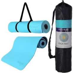 Yoga Mat / Esterilla De Yoga Suave Confort Blue Sky Blue 183 CM