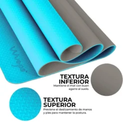 Yoga Mat / Esterilla De Yoga Suave Confort Blue Sky Blue 183 CM 10 Yoga Mat / Esterilla De Yoga Suave Confort Blue Sky Blue 183 CM -Equipo De Fitness yoga mat esterilla de yoga suave confort blue sky blue 183 cm 4