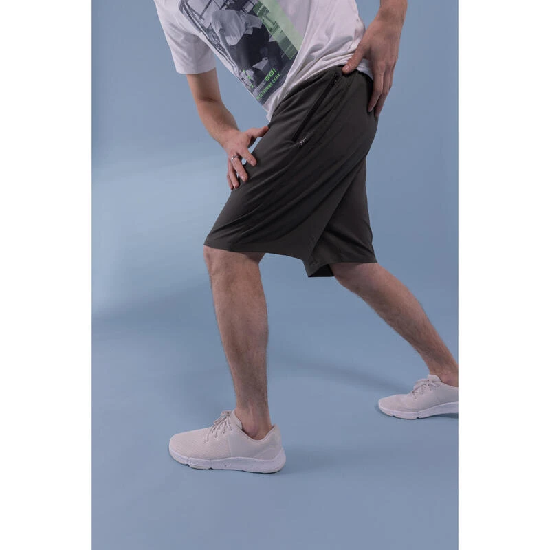 ZAPATILLAS DE FITNESS HOMBRE 100 2.0 BEIGE BLANCO ROTO 2 ZAPATILLAS DE FITNESS HOMBRE 100 2.0 BEIGE BLANCO ROTO - Imagen 2