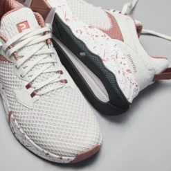 Zapatillas Fitness 520 Mujer Domyos Blanco Y Rosa -Equipo De Fitness zapatillas fitness 520 mujer domyos blanco y rosa 3